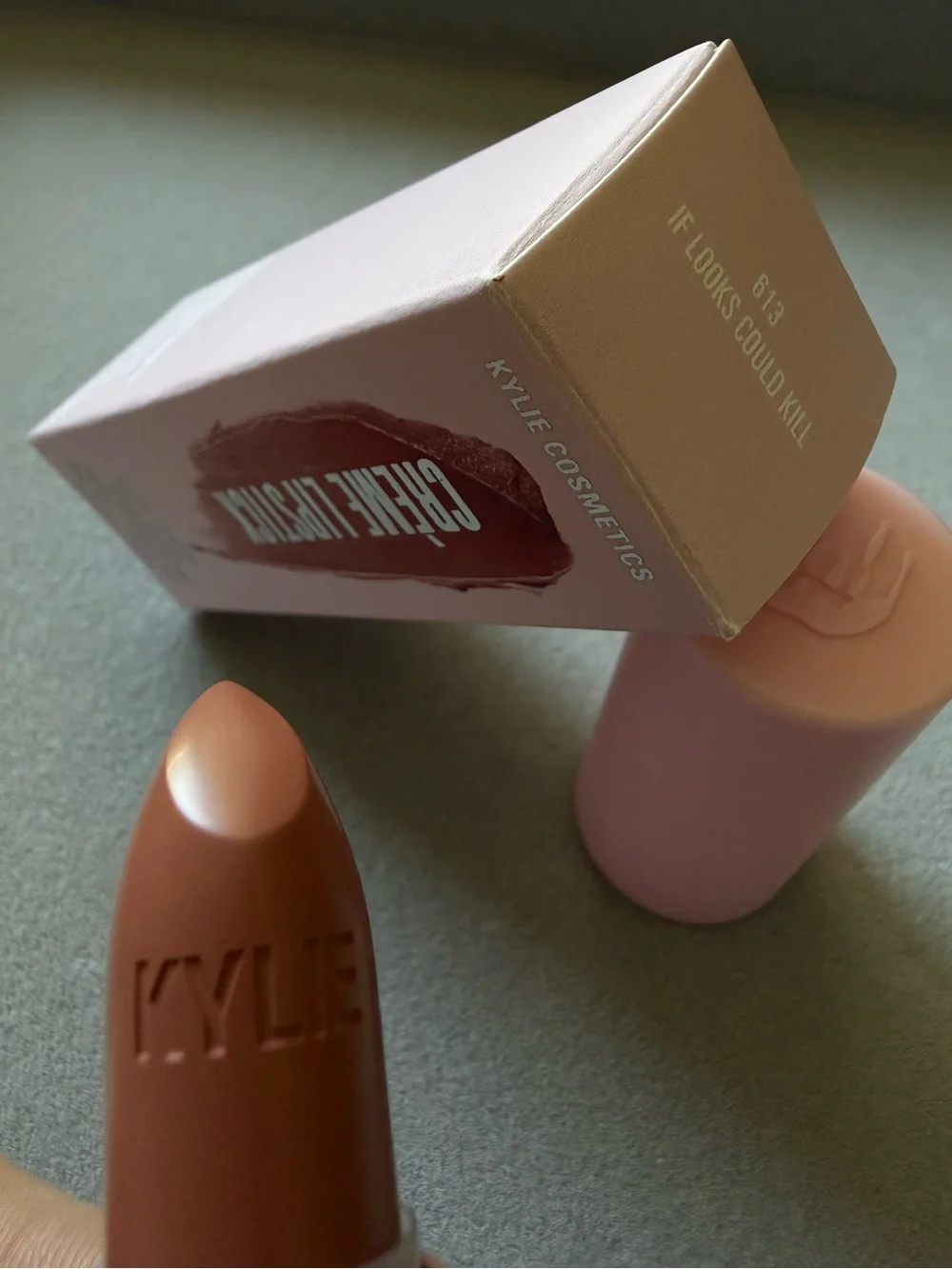 Kylie Jenner Crème Lipstick 613 If Looks Could Kill Nude Brown Women Makeup